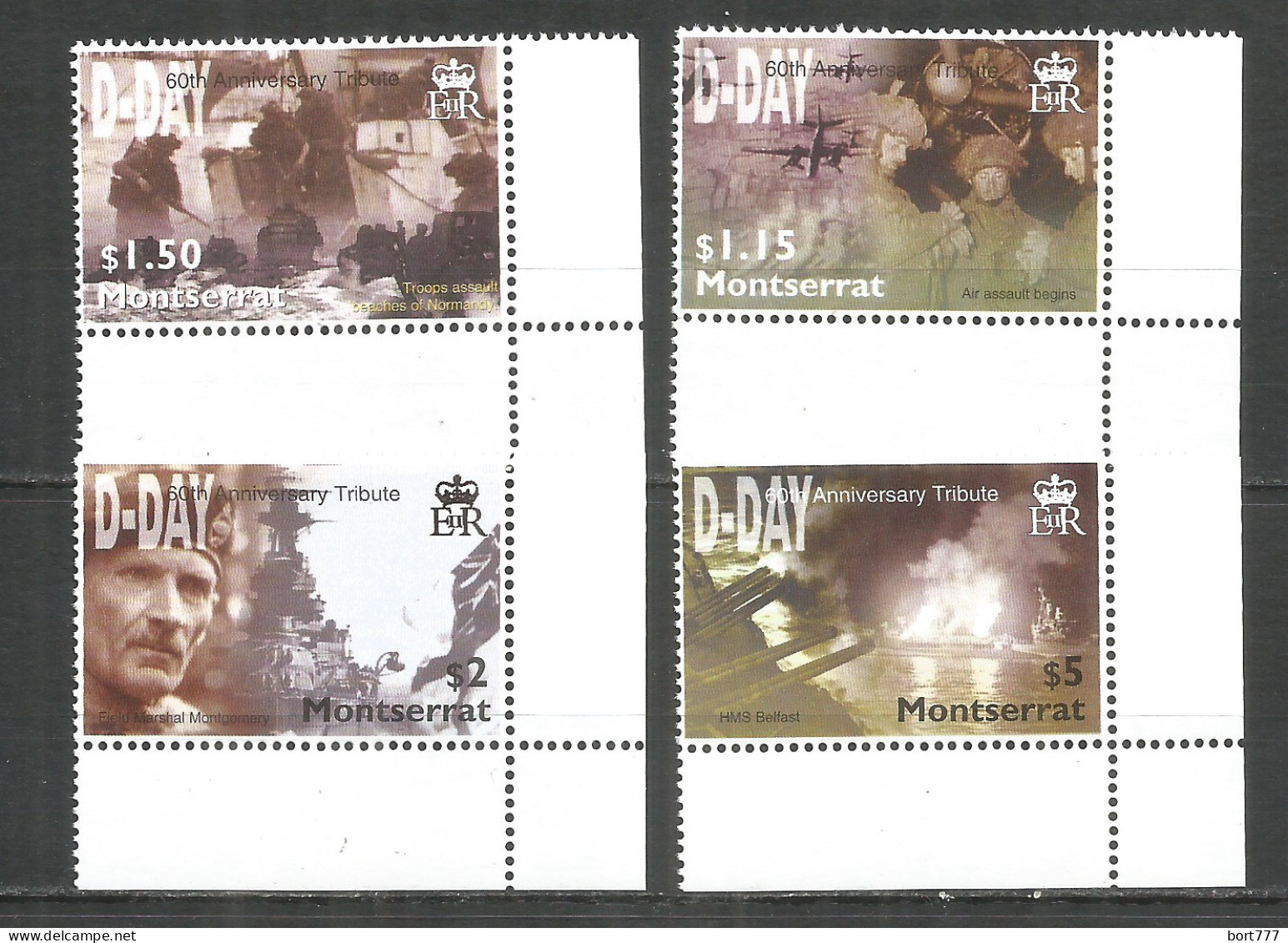 Montserrat 2004 Mint Stamps MNH (**) Set  - Montserrat