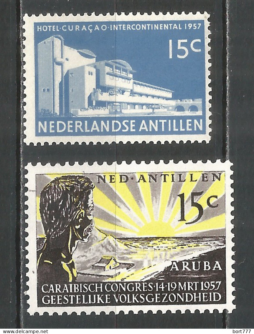 Netherlands Antilles 1957 Year , Mint Stamps MNH (**)  Michel# 56,64 - Curaçao, Antille Olandesi, Aruba