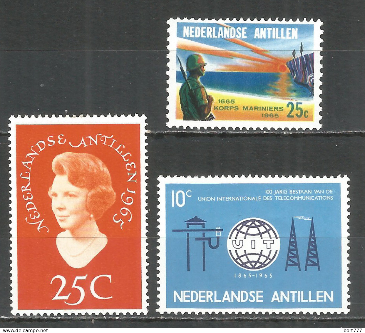 Netherlands Antilles 1965 Year , Mint Stamps MNH (**)  Michel# 147,148,162 - Curaçao, Nederlandse Antillen, Aruba