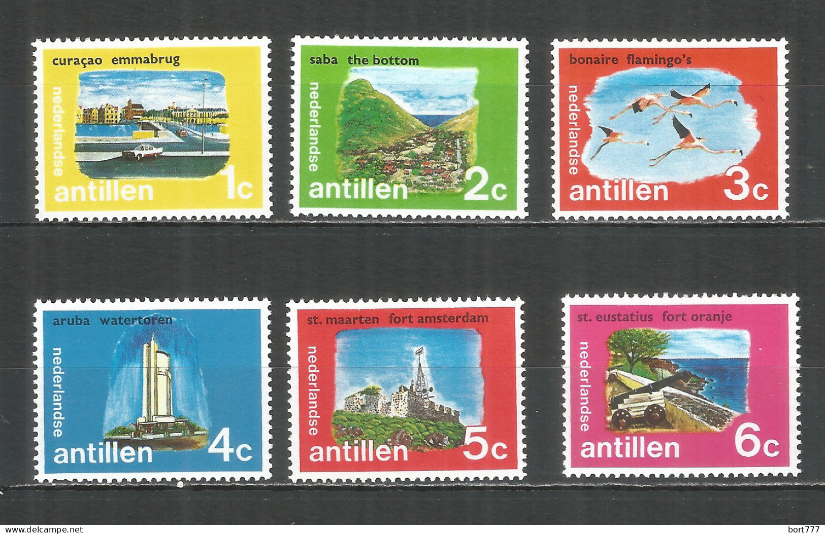 Netherlands Antilles 1972 Year , Mint Stamps MNH (**)  Michel# 239-244 - Curaçao, Antilles Neérlandaises, Aruba