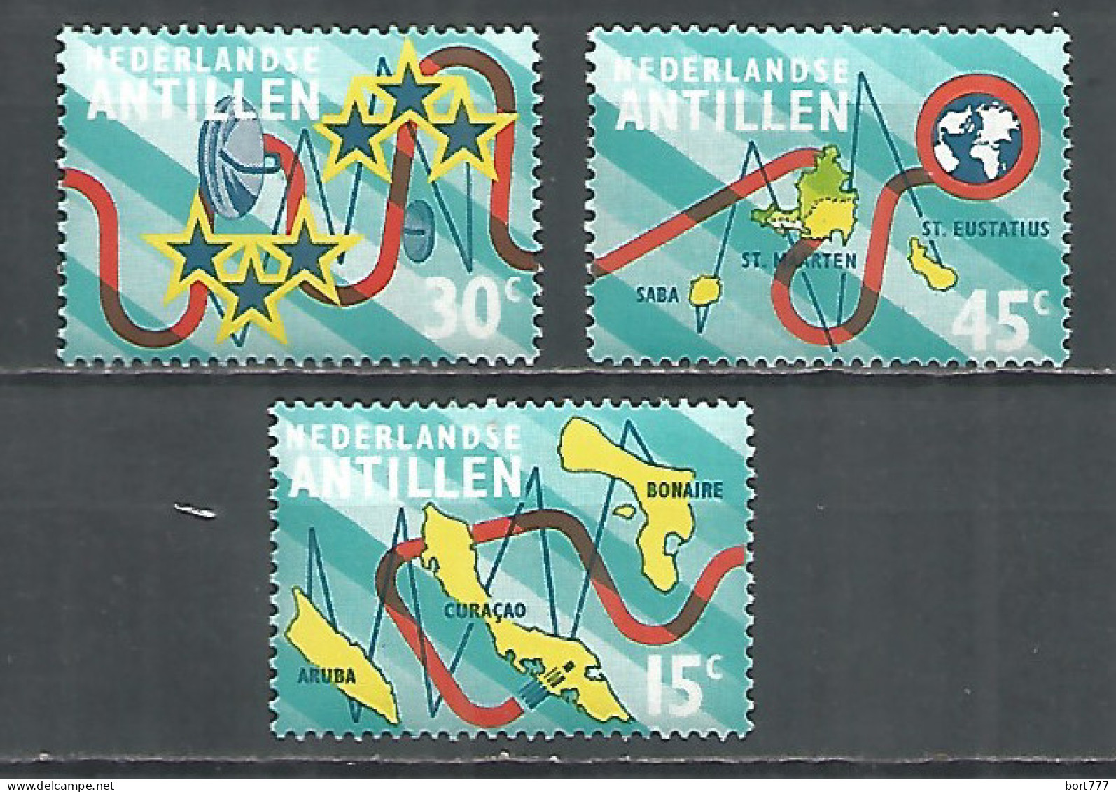 Netherlands Antilles 1973 Year , Mint Stamps MNH (**) Michel# 269-271 - Curaçao, Nederlandse Antillen, Aruba