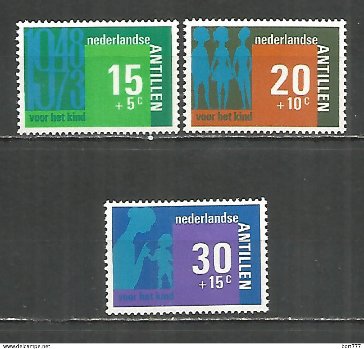 Netherlands Antilles 1973 Year , Mint Stamps MNH (**) Michel# 274-276 - Curaçao, Nederlandse Antillen, Aruba