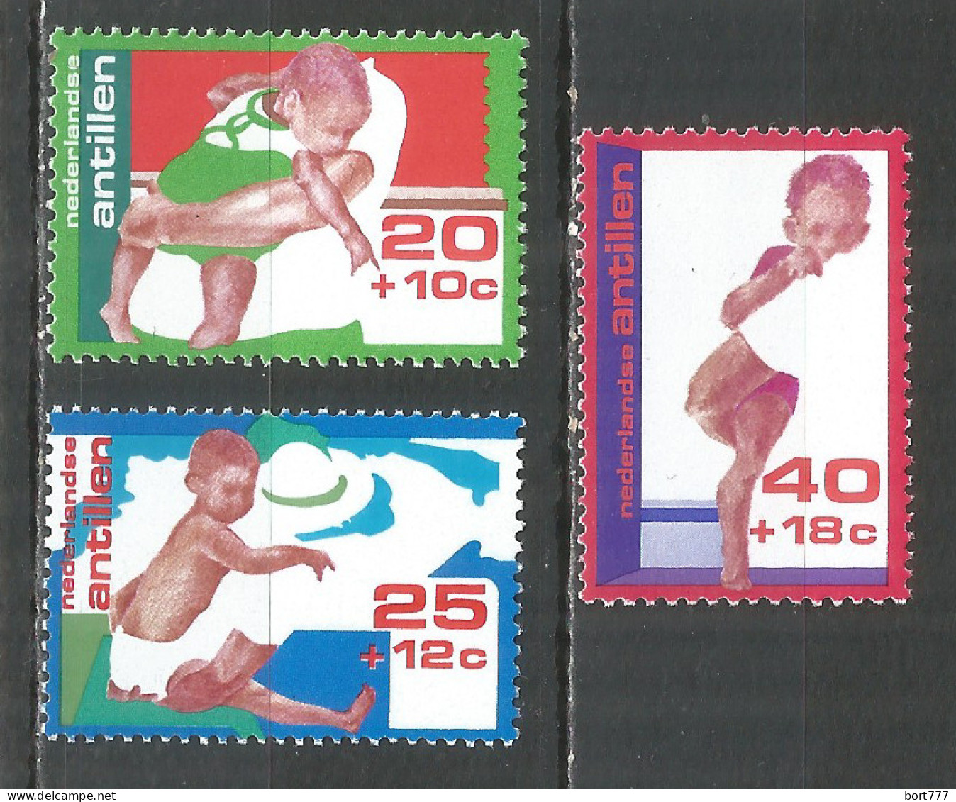 Netherlands Antilles 1976 Year , Mint Stamps MNH (**)  Michel# 317-319 - Curacao, Netherlands Antilles, Aruba