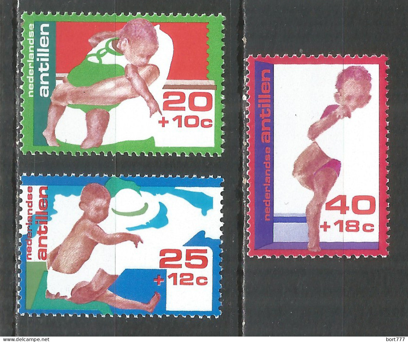 Netherlands Antilles 1976 Year , Mint Stamps MNH (**)  Michel# 317-319 - Curaçao, Nederlandse Antillen, Aruba