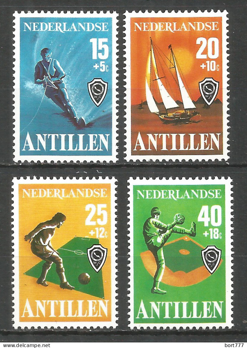 Netherlands Antilles 1978 Year , Mint Stamps MNH (**)  Michel# 355-358 Soccer - Niederländische Antillen, Curaçao, Aruba