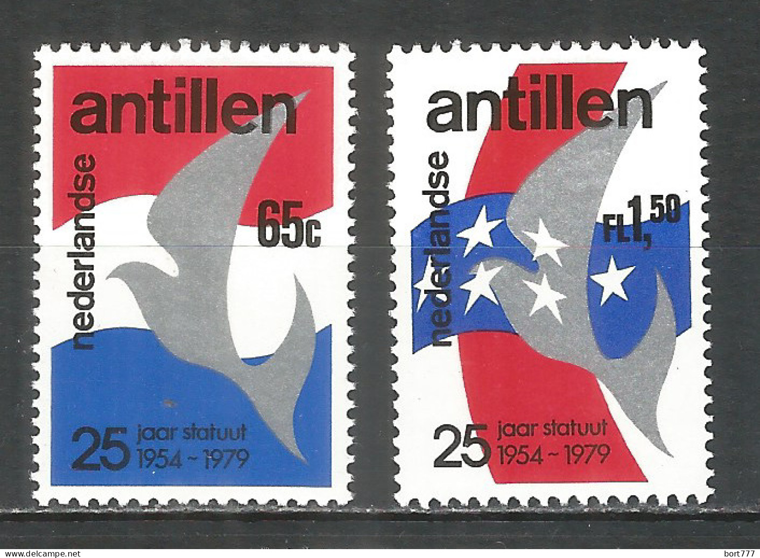 Netherlands Antilles 1979 Year , Mint Stamps MNH (**)  Michel# 405-406 Birds - Curaçao, Antilles Neérlandaises, Aruba