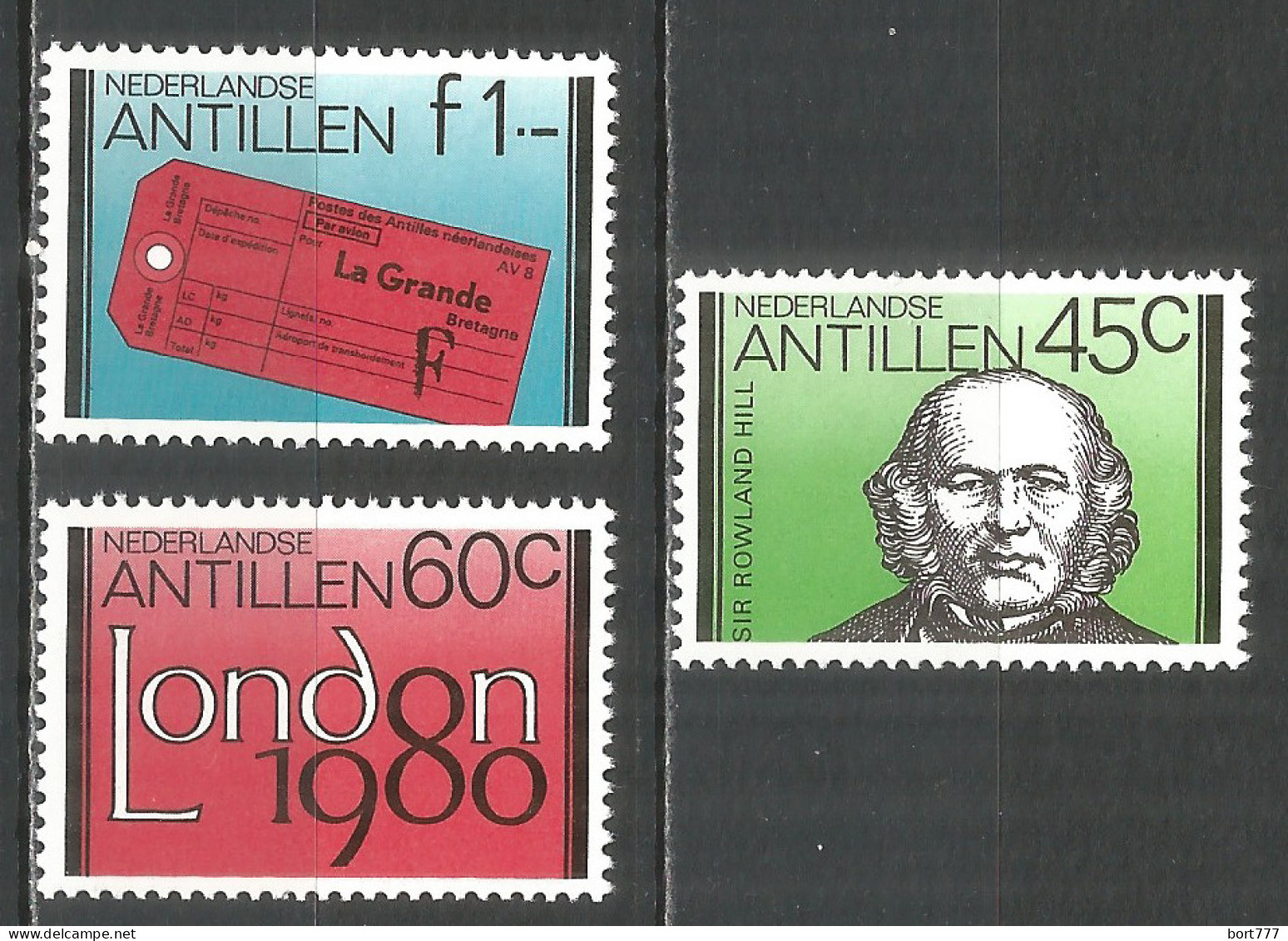 Netherlands Antilles 1980 Year , Mint Stamps MNH (**)  Michel# 419-421 - Curacao, Netherlands Antilles, Aruba