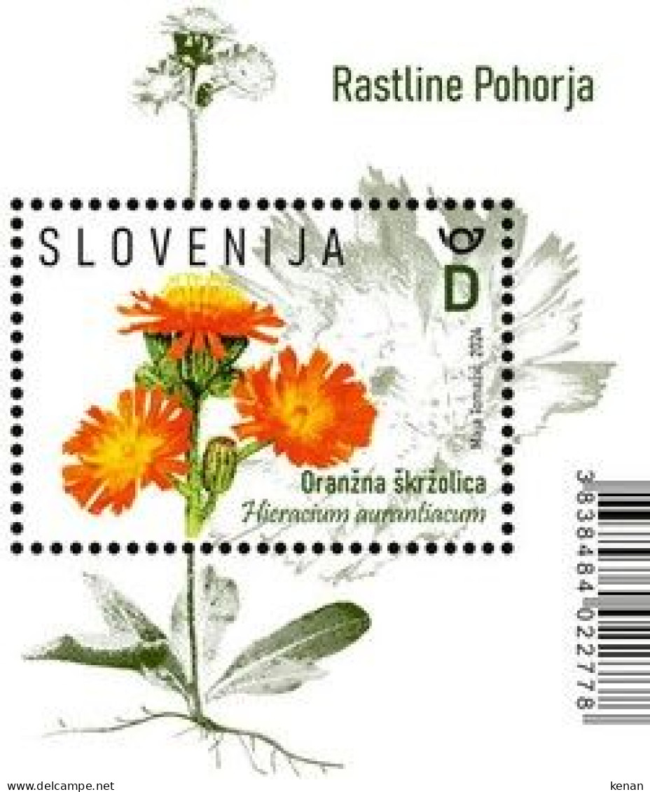 Slovenia, 2024, Flora Of Slovenia (MNH) - Slovénie
