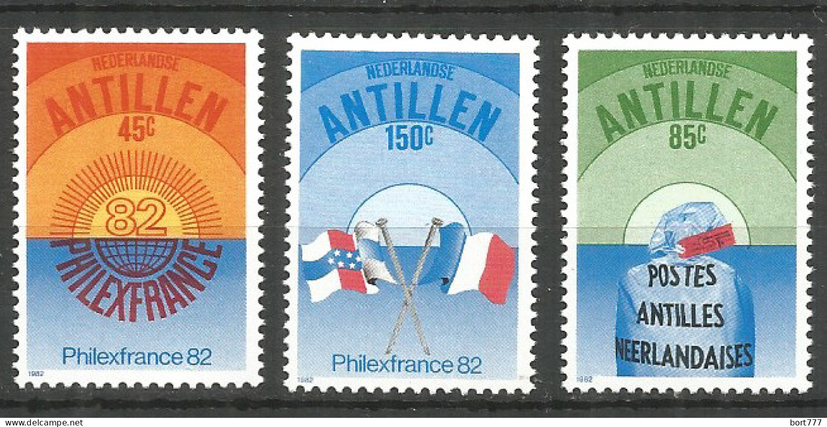 Netherlands Antilles 1982 Year , Mint Stamps MNH (**) Michel# 474-476 - Curazao, Antillas Holandesas, Aruba