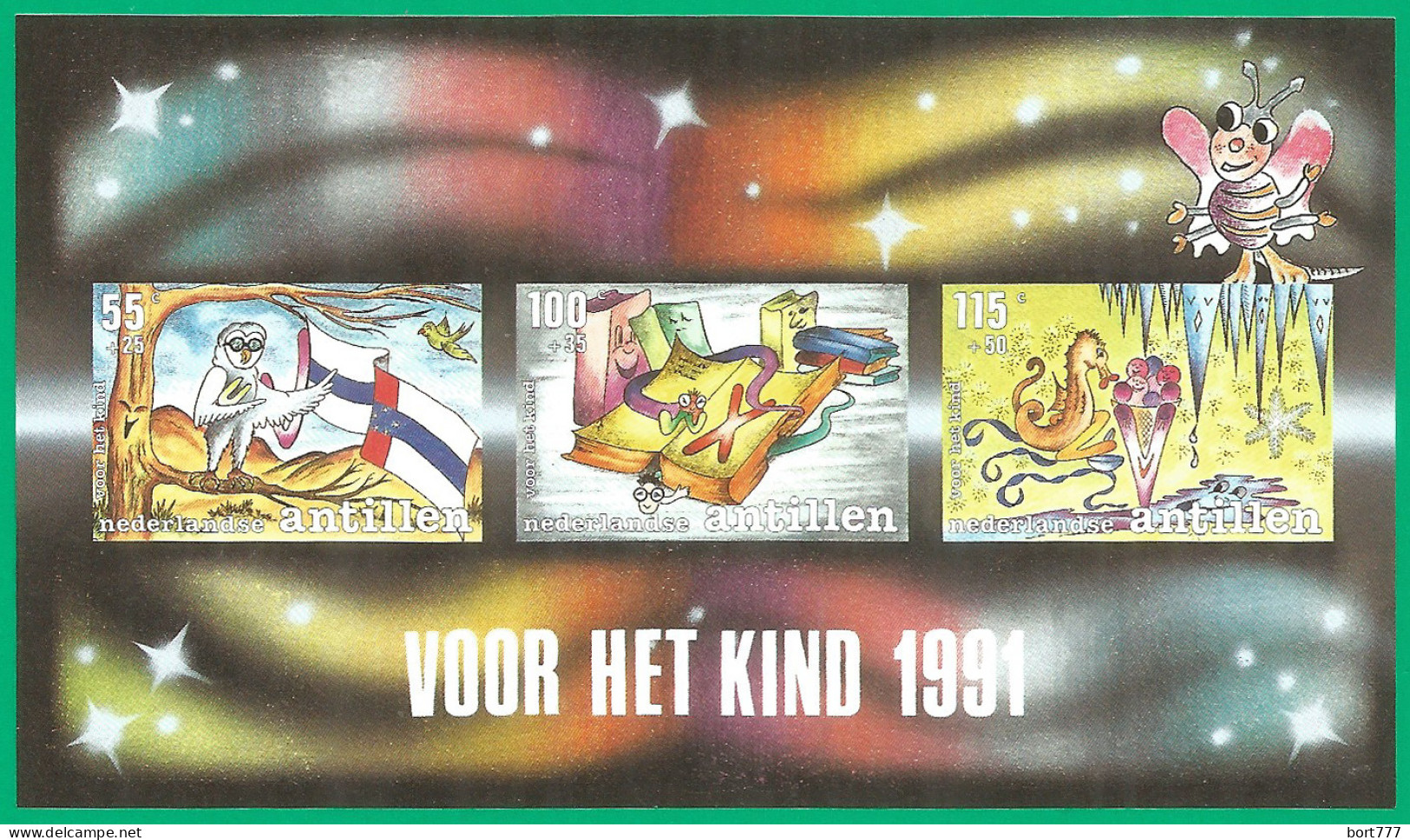 Netherlands Antilles 1991 Year , Mint Stamps MNH (**)  Michel# Blc.37 - Curaçao, Antilles Neérlandaises, Aruba