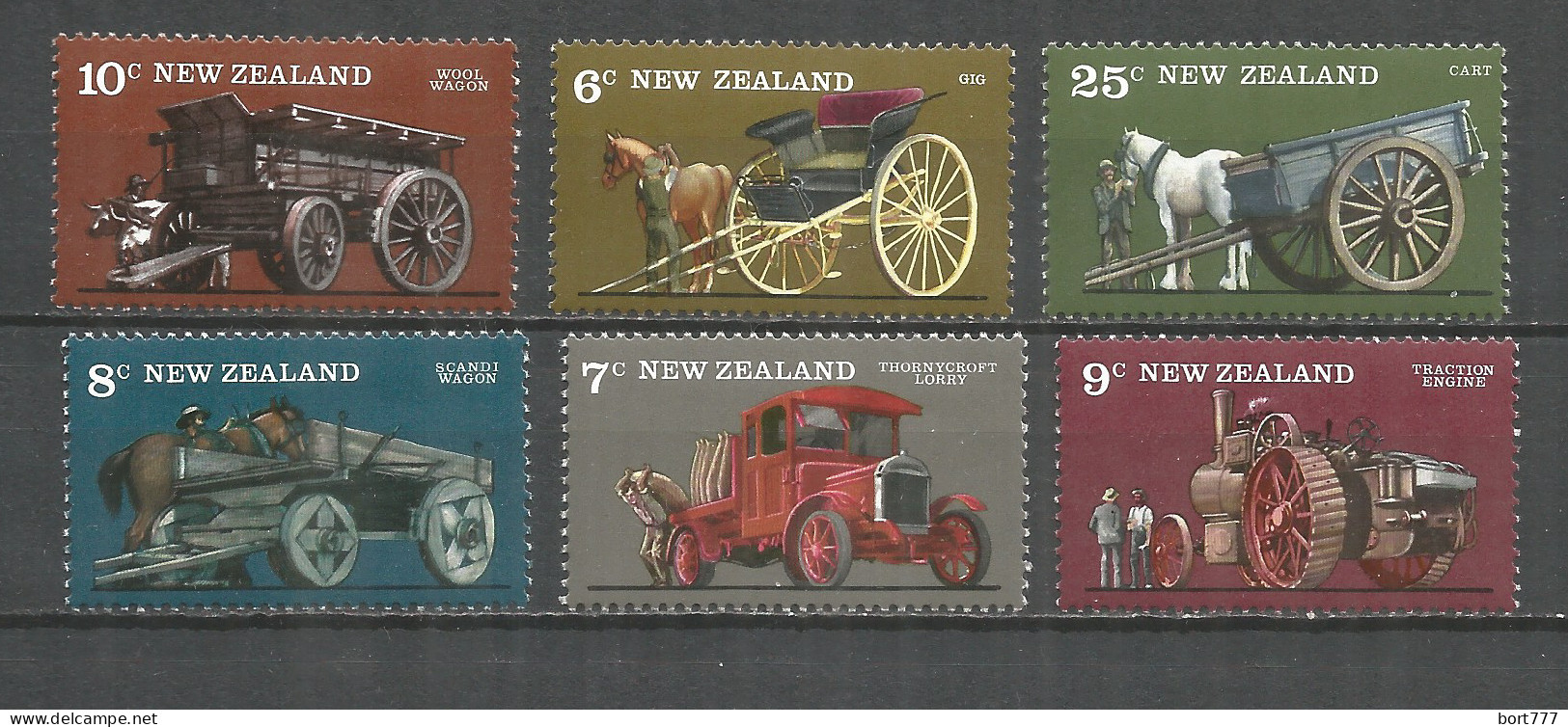 New Zealand 1976 Year, Mint Stamps, MNH(**) Transport - Unused Stamps