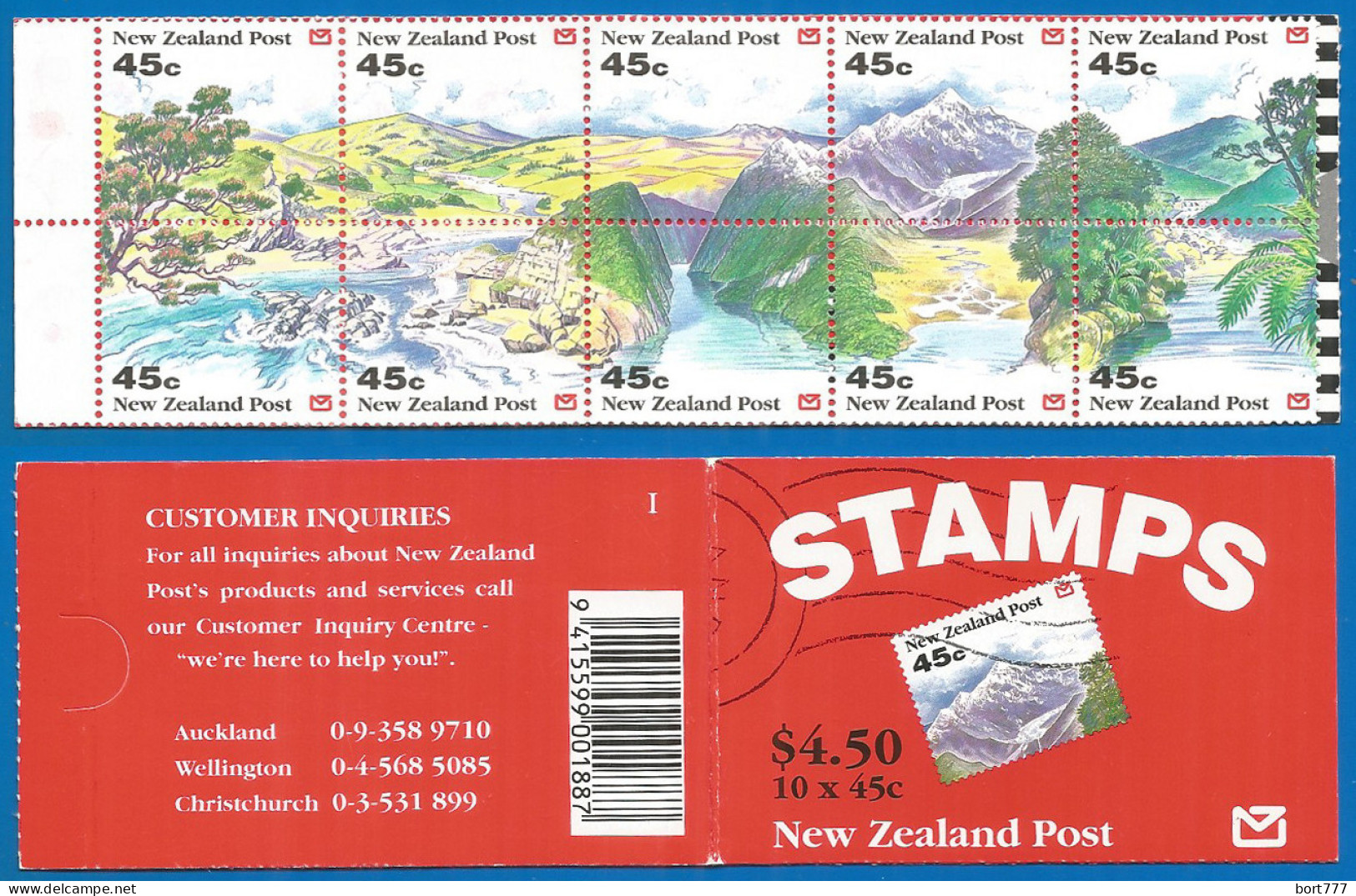 New Zealand 1992 Year, Booklet Mint MNH(**)  - Markenheftchen