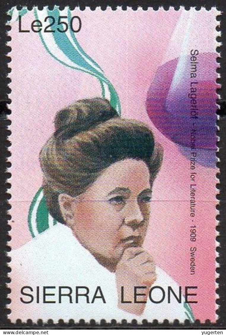 SIERRA LEONE - 1v - MNH - Selma Lagerlof - First Woman To Win Nobel Prize In Literature - Nobelpreis - Sweden Literatur - Nobelpreisträger