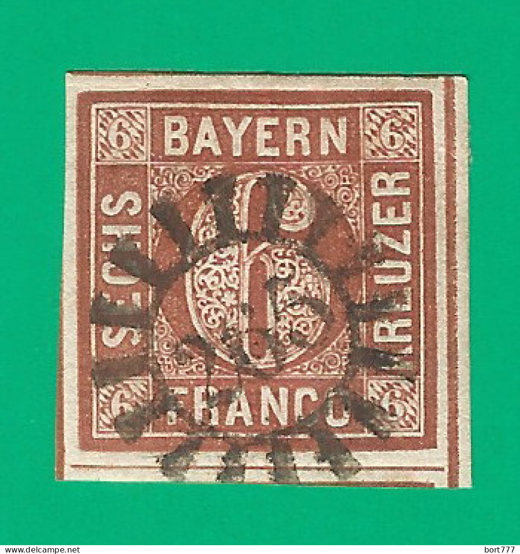 Bavaria 1850 Year Used Stamp , Mi. 04 - Autres & Non Classés