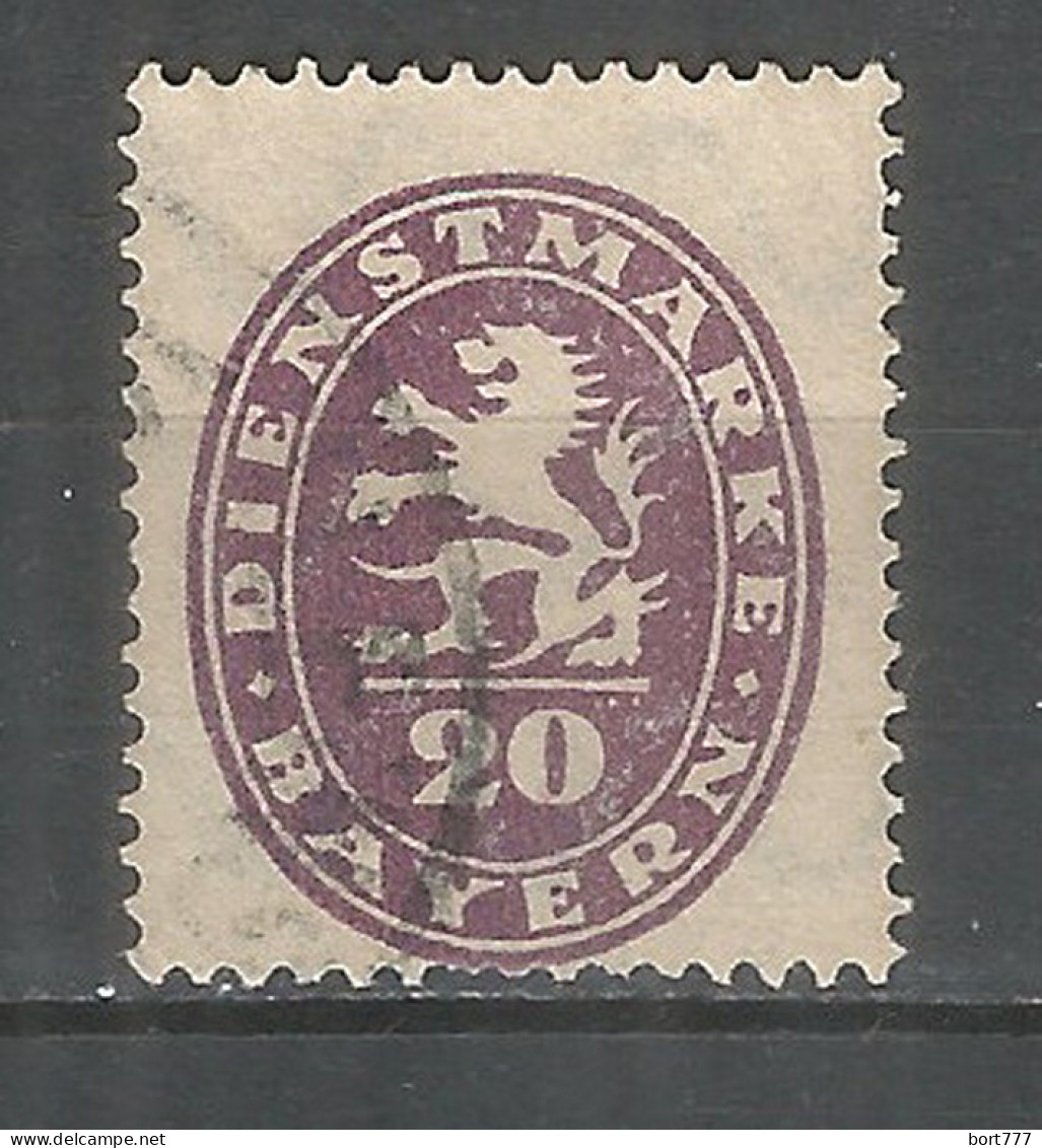 Bavaria 1920 Year Used Stamp , Mi. D 47 - Autres & Non Classés