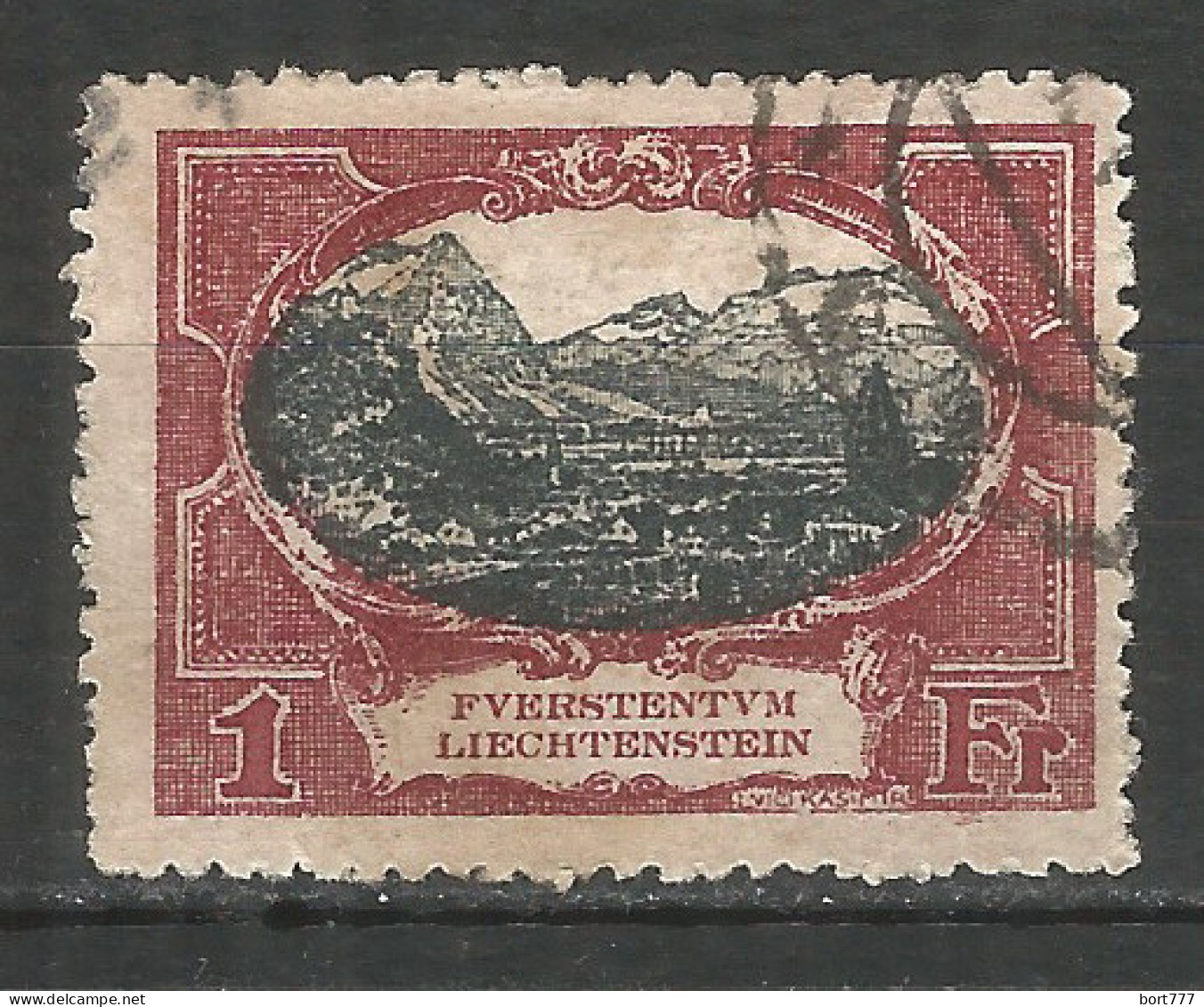LIECHTENSTEIN 1921 Used Stamp - Gebruikt