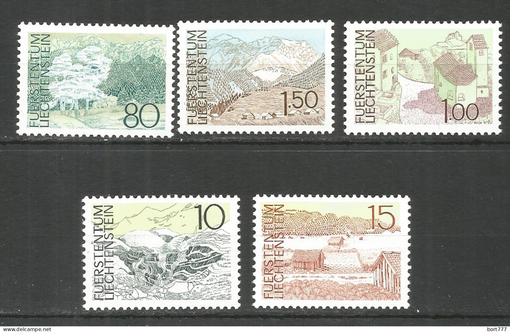 LIECHTENSTEIN 1972 Year  Mint Stamps MNH(**)  - Unused Stamps