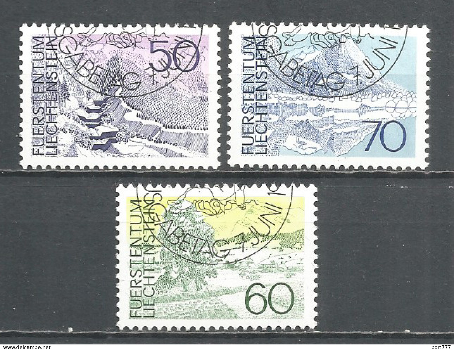 LIECHTENSTEIN 1973 Used Stamps Set - Usados