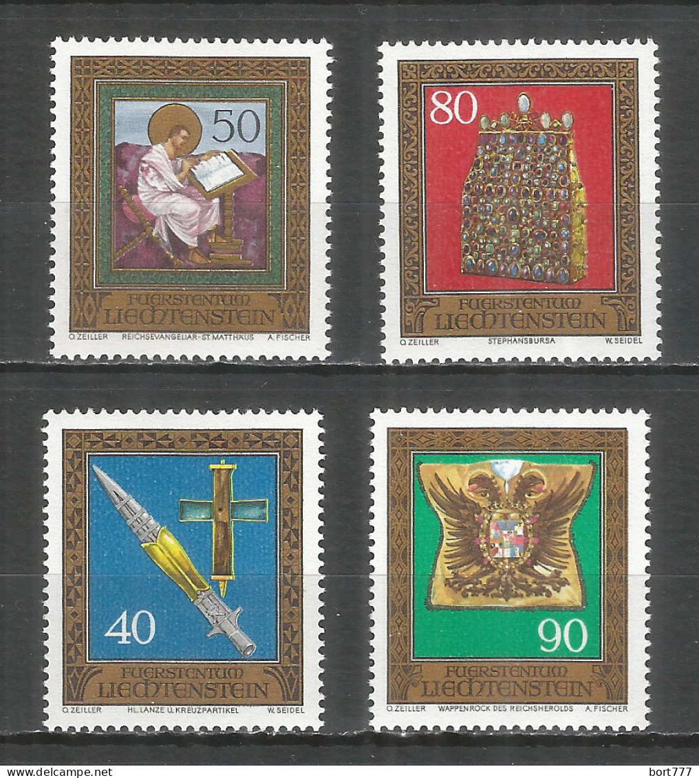 LIECHTENSTEIN 1975 Year  Mint Stamps  MNH(**)  Mi. #673-676 - Unused Stamps