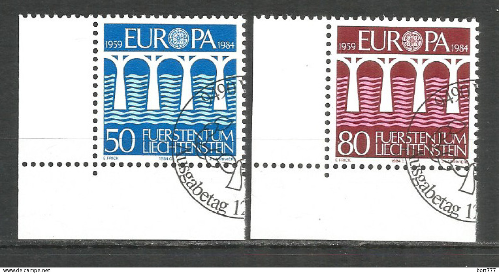 LIECHTENSTEIN 1984 Used Stamps Set Europa Cept - Usados