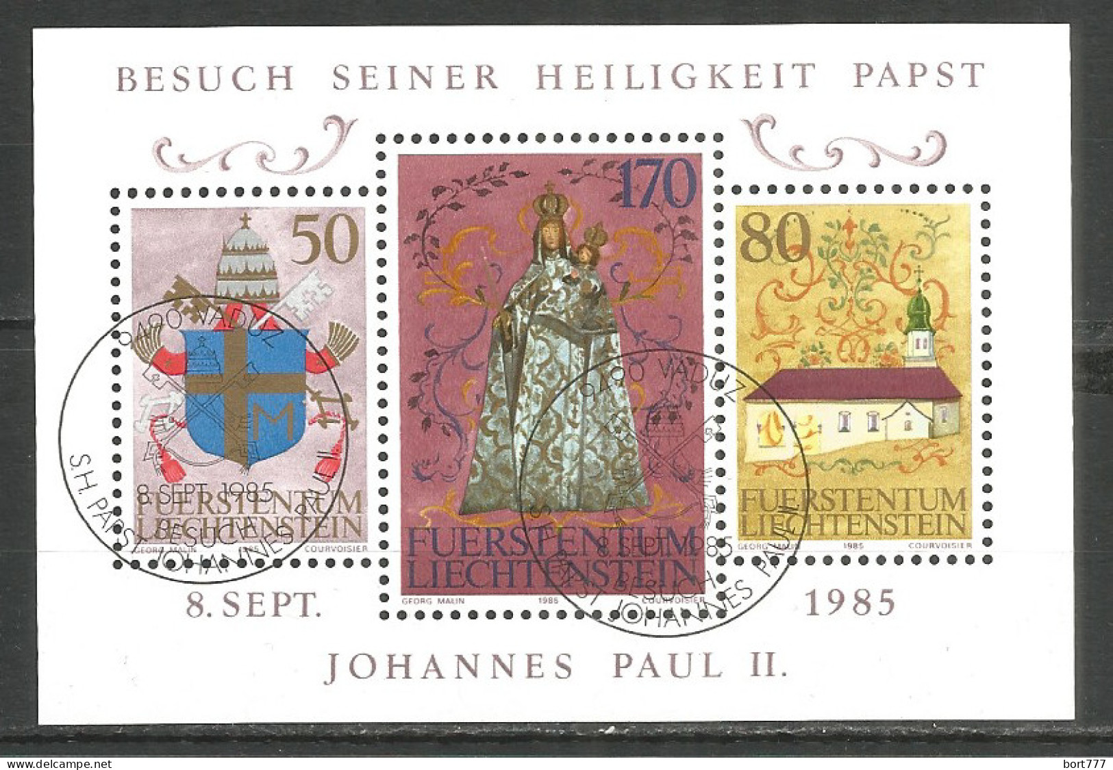 LIECHTENSTEIN 1985 Used Block - Blokken