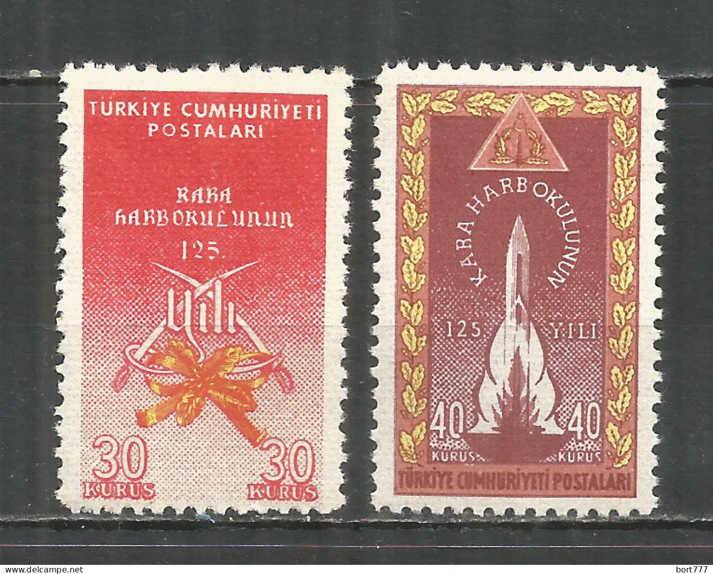 Turkey 1960 , Mint Stamps  MNH (**)  Mi.# 1727-28 - Neufs