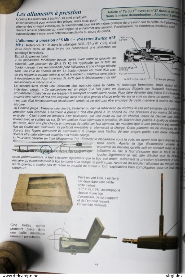 Pressure Switch n°5 mK I - Piège SOE SAS BCRA OSS FFI Militaria ww2 Maquis Résistance Conteneur Container Parachutage