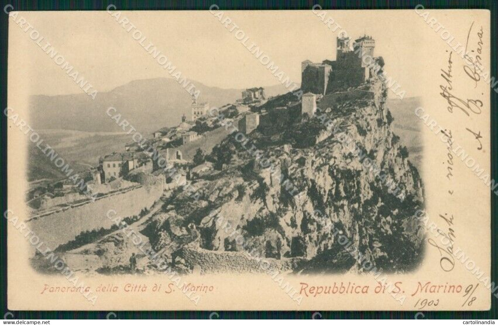 San Marino Cartolina MQ5402 - Saint-Marin
