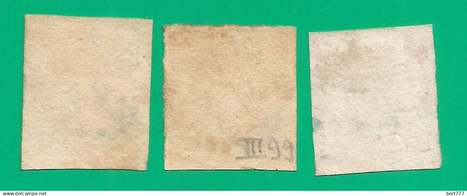 Netherlands 1852 Year, Used , Set, Mi.# 1-3 - Used Stamps