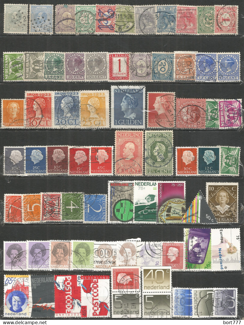 NETHERLANDS From 1872 Year Nice Selections Used Stamps - Colecciones (sin álbumes)