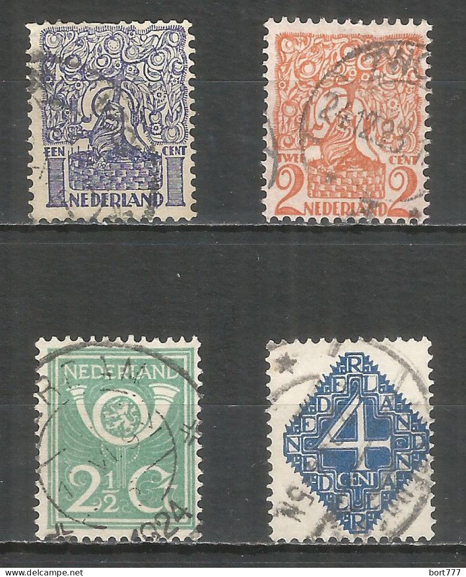 Netherlands 1923 Year, Used Stamps Mi.# 112-15 - Used Stamps