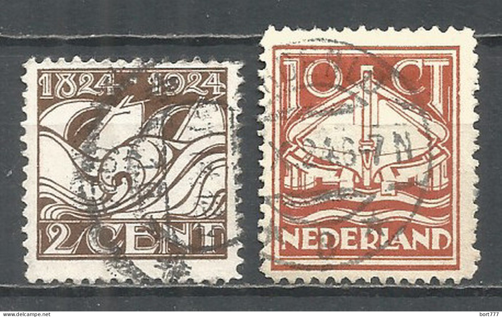 Netherlands 1924 Year, Used Stamps Mi.# 141-42  - Oblitérés