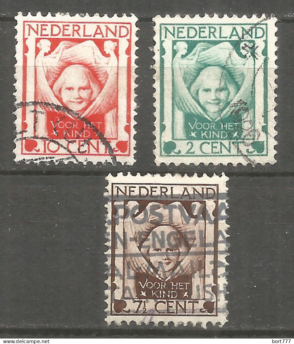 Netherlands 1924 Year, Used Stamps Mi.# 143-45 - Gebruikt