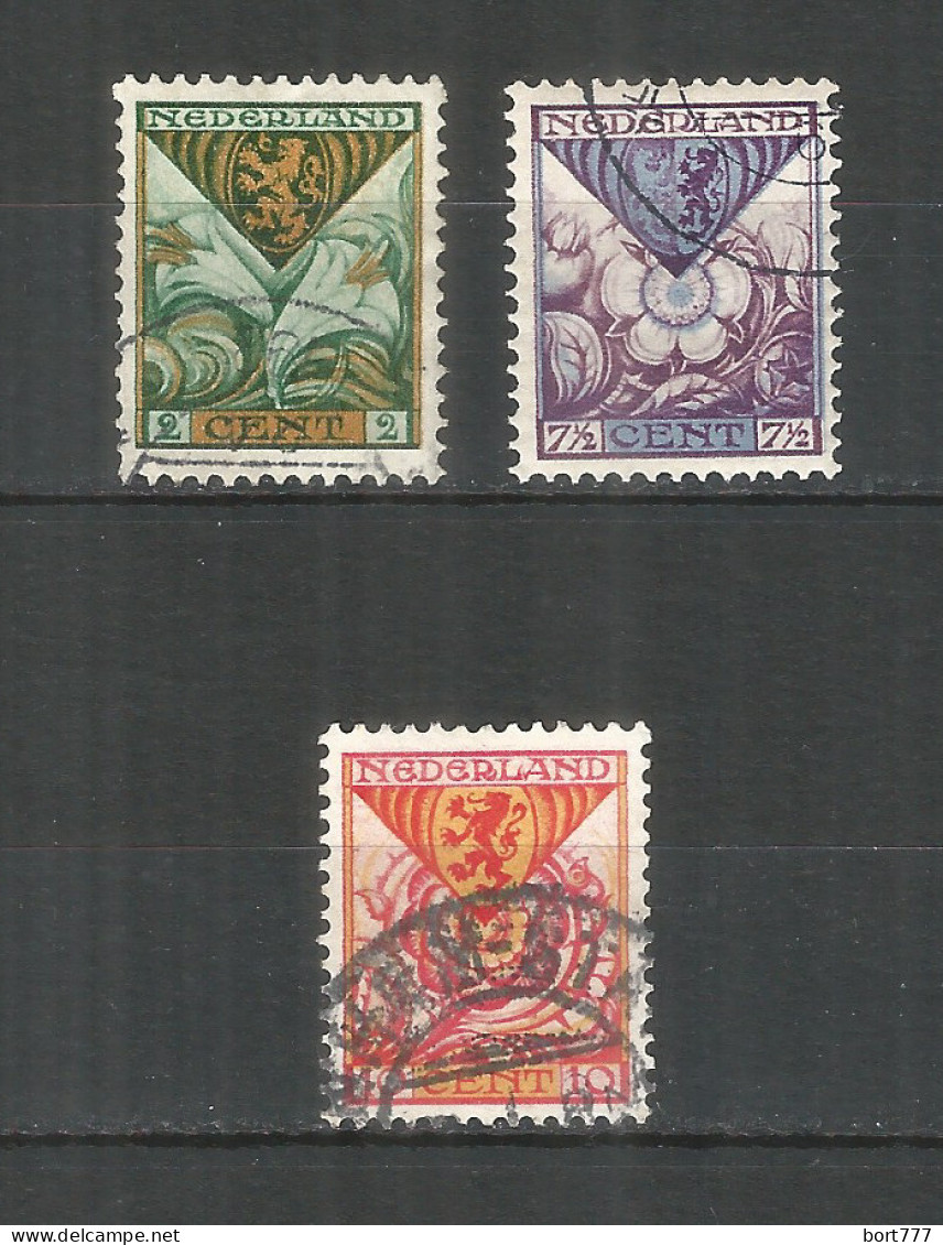 Netherlands 1925 Year, Used Stamps Mi.# 164-66 - Gebruikt