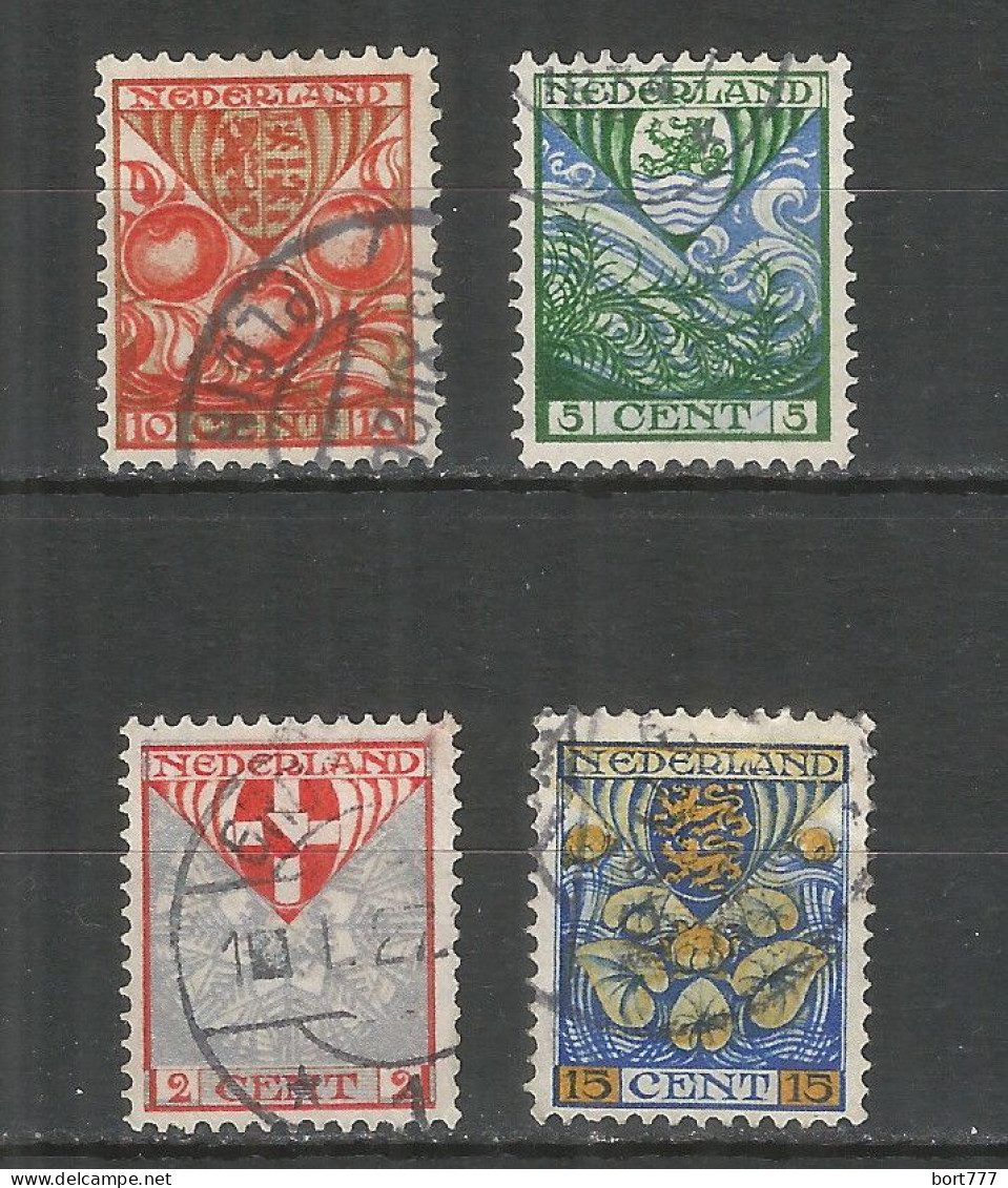 Netherlands 1926 Year, Mint/used Stamps ,Mi 192-95  - Usati