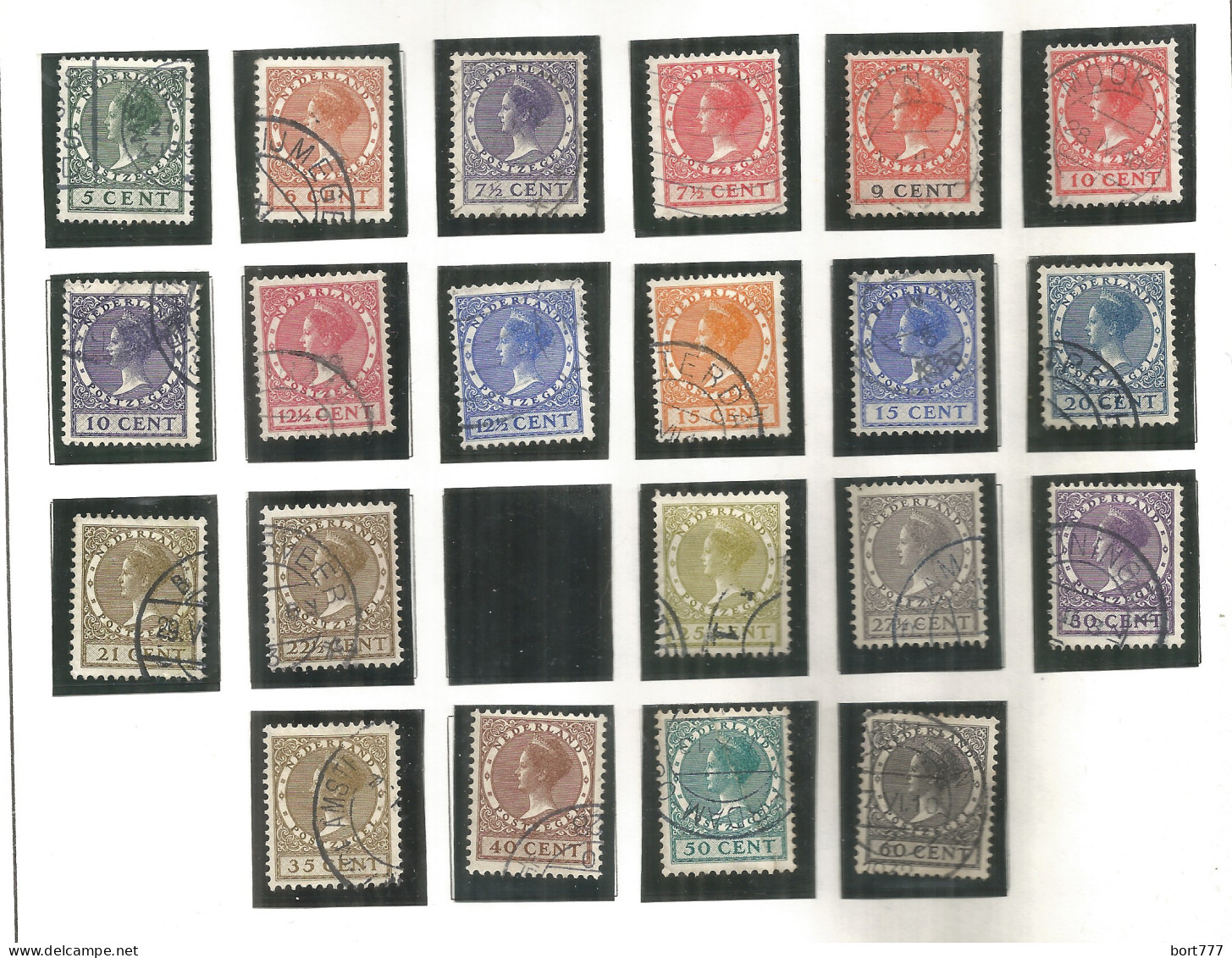 Netherlands 1926 Year, Used Stamps Mi.# 178-91 , 215-17, 222-24, 240 - Oblitérés