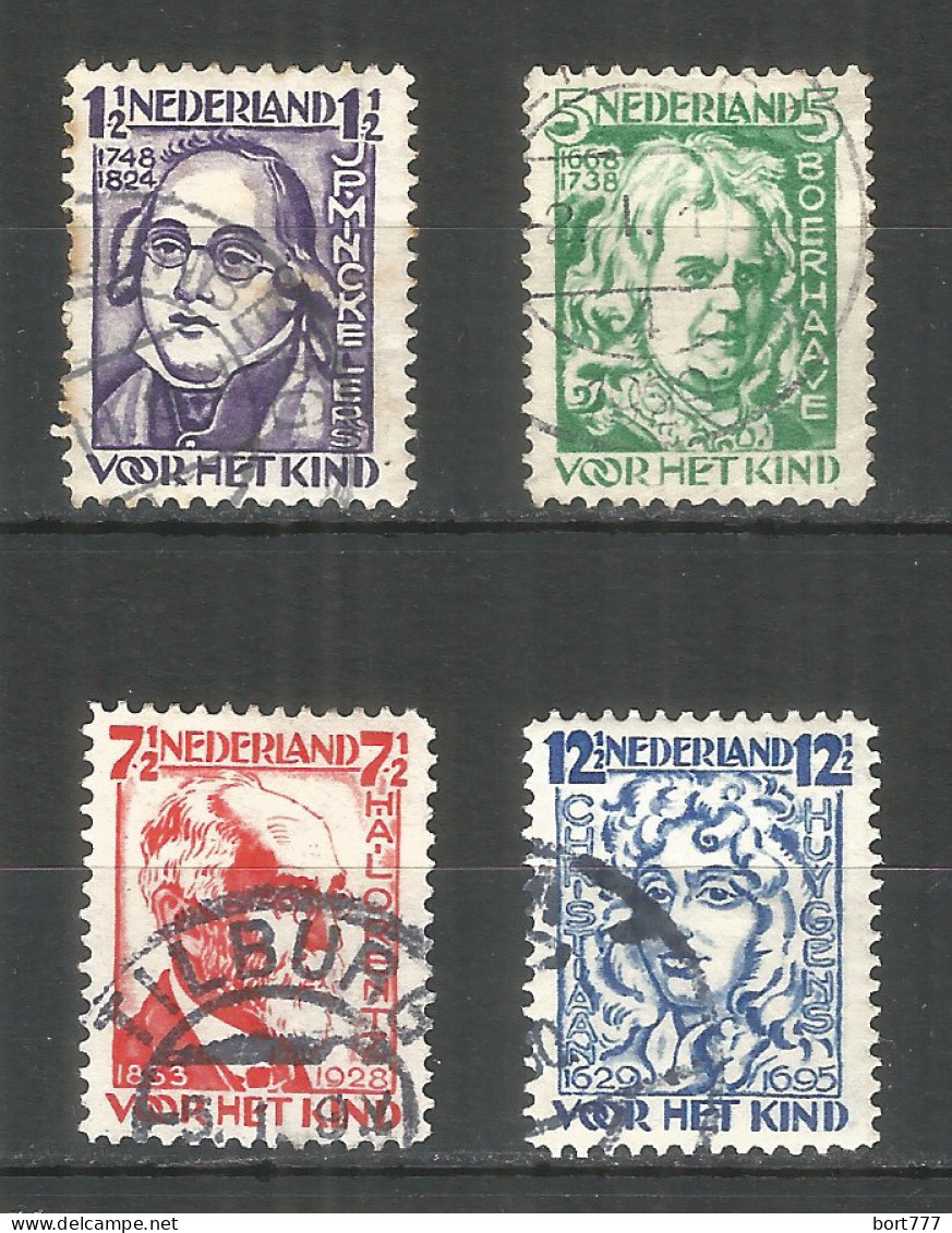 Netherlands 1928 Year, Used Stamps Mi.# 218-221 - Gebraucht