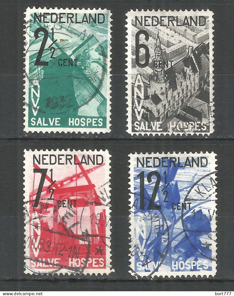 Netherlands 1932 Year, Used Stamps Mi.# 249-252 - Gebruikt