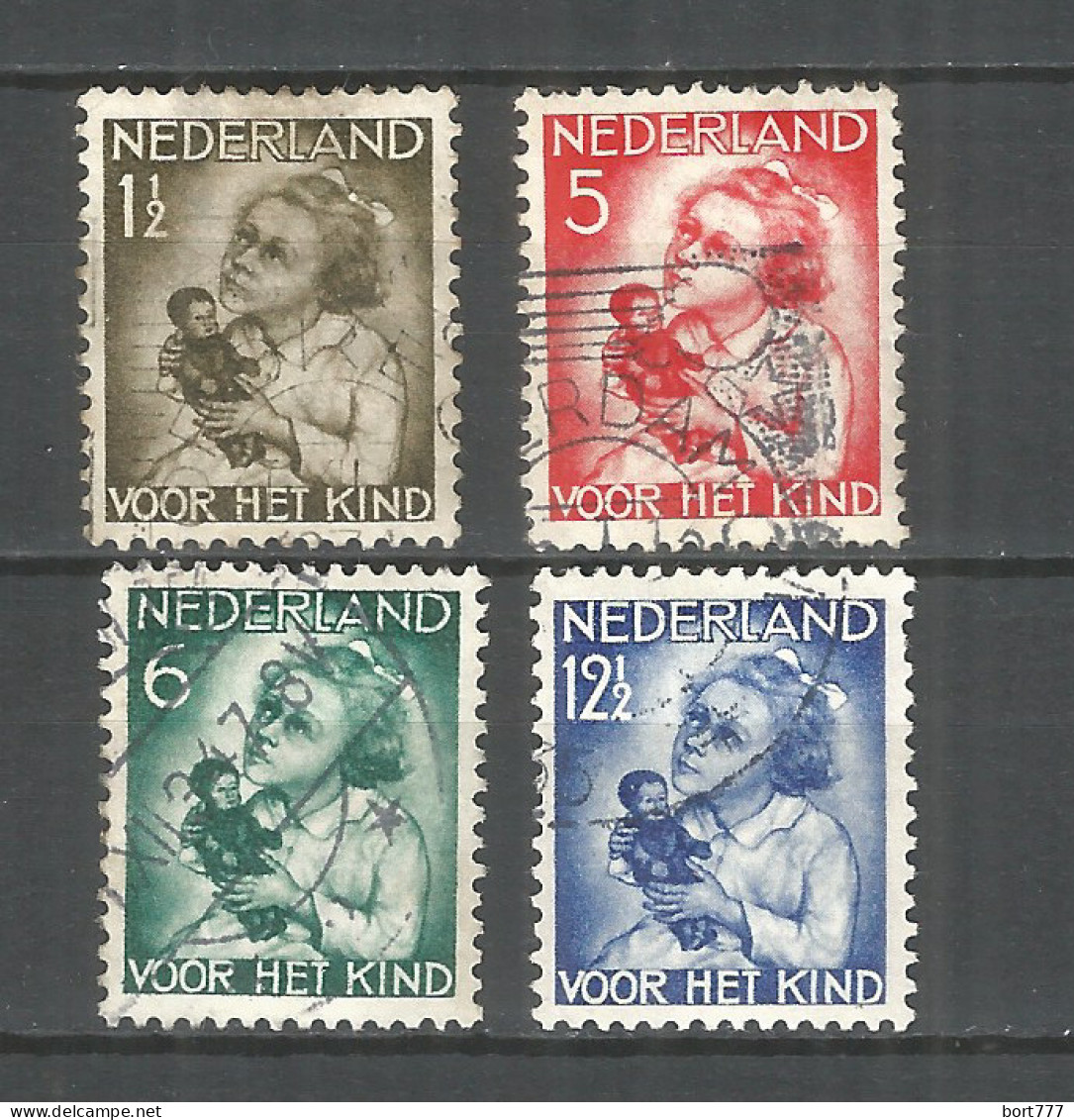 Netherlands 1934 Year, Used Stamps Mi.# 277-280 - Usati