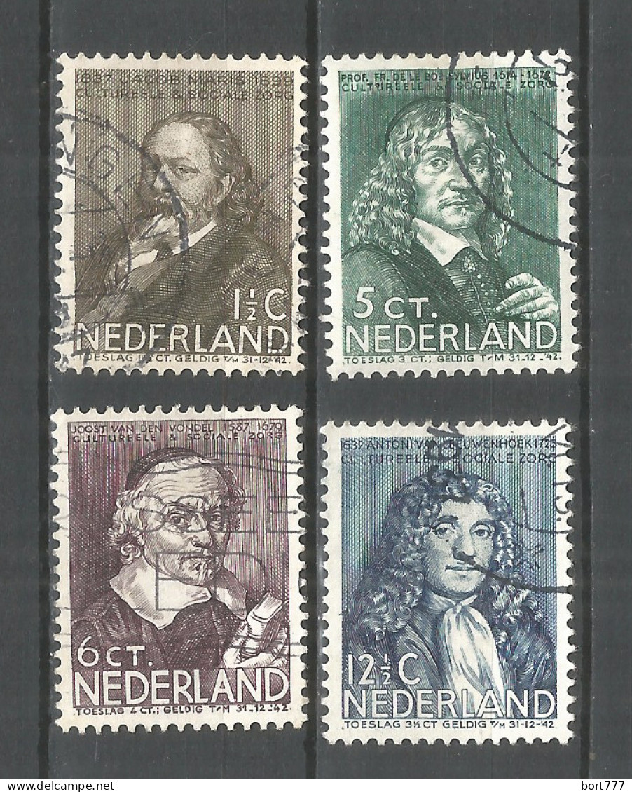 Netherlands 1937 Year, Used Stamps Mi.# 304-307 - Used Stamps