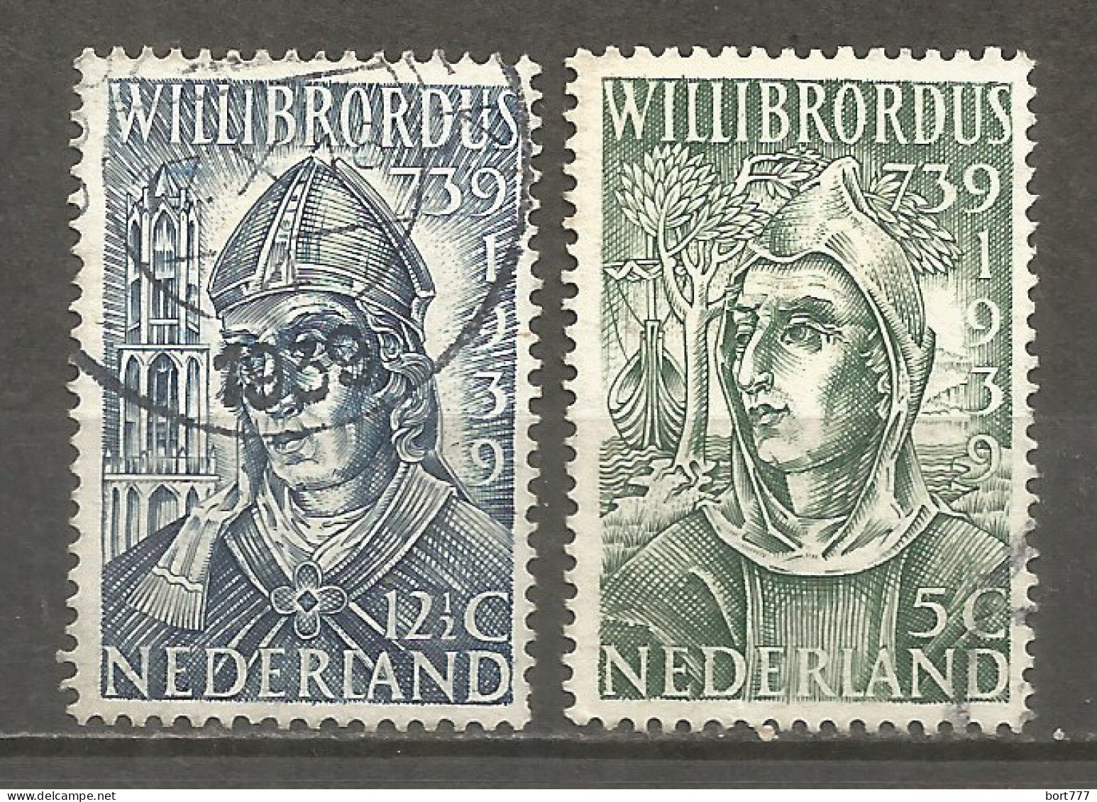 Netherlands 1939 Year, Used Stamps Mi.# 332-33 - Usados