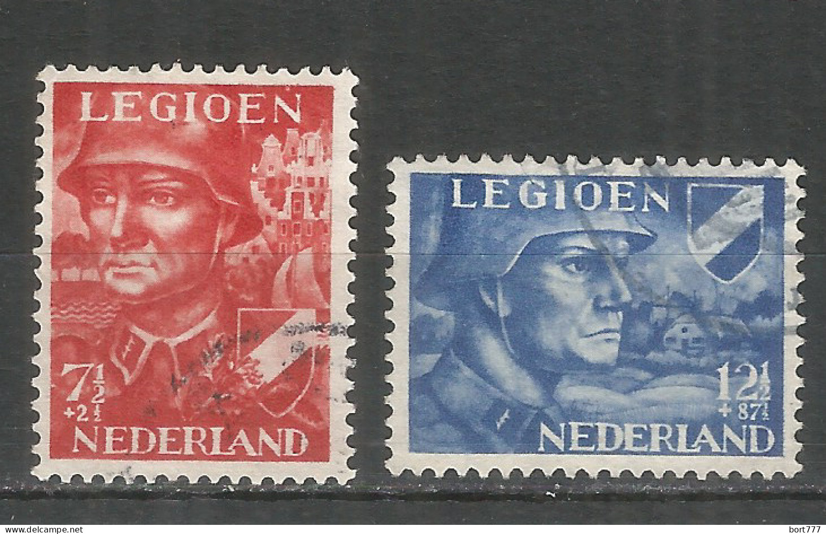 Netherlands 1942 Year, Used Stamps Mi.# 402-403 - Gebraucht