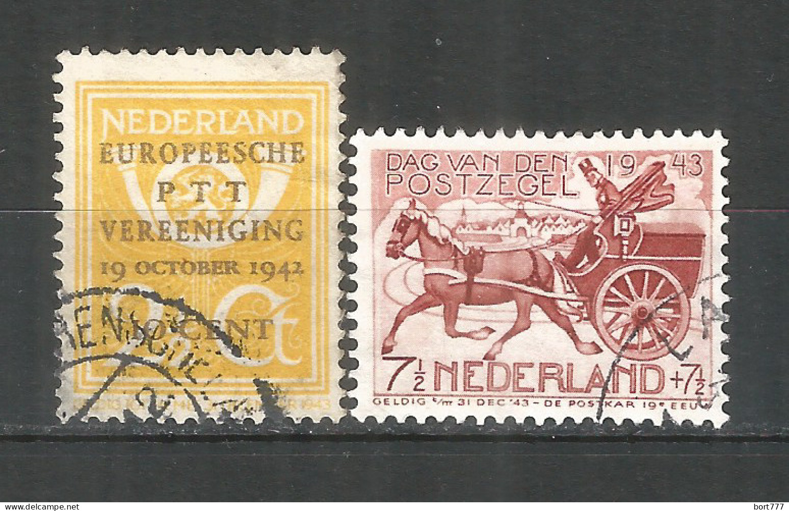 Netherlands 1943 Year, Used Stamps Mi.# 404 ,422 - Usados
