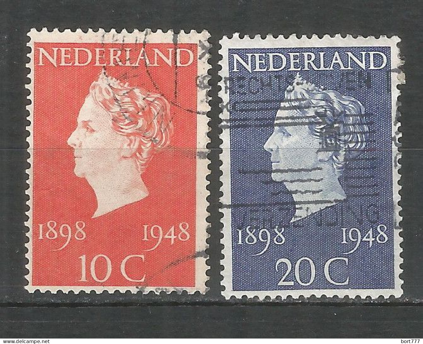 Netherlands 1948 Year, Used Stamps ,Mi 507-08 - Usados