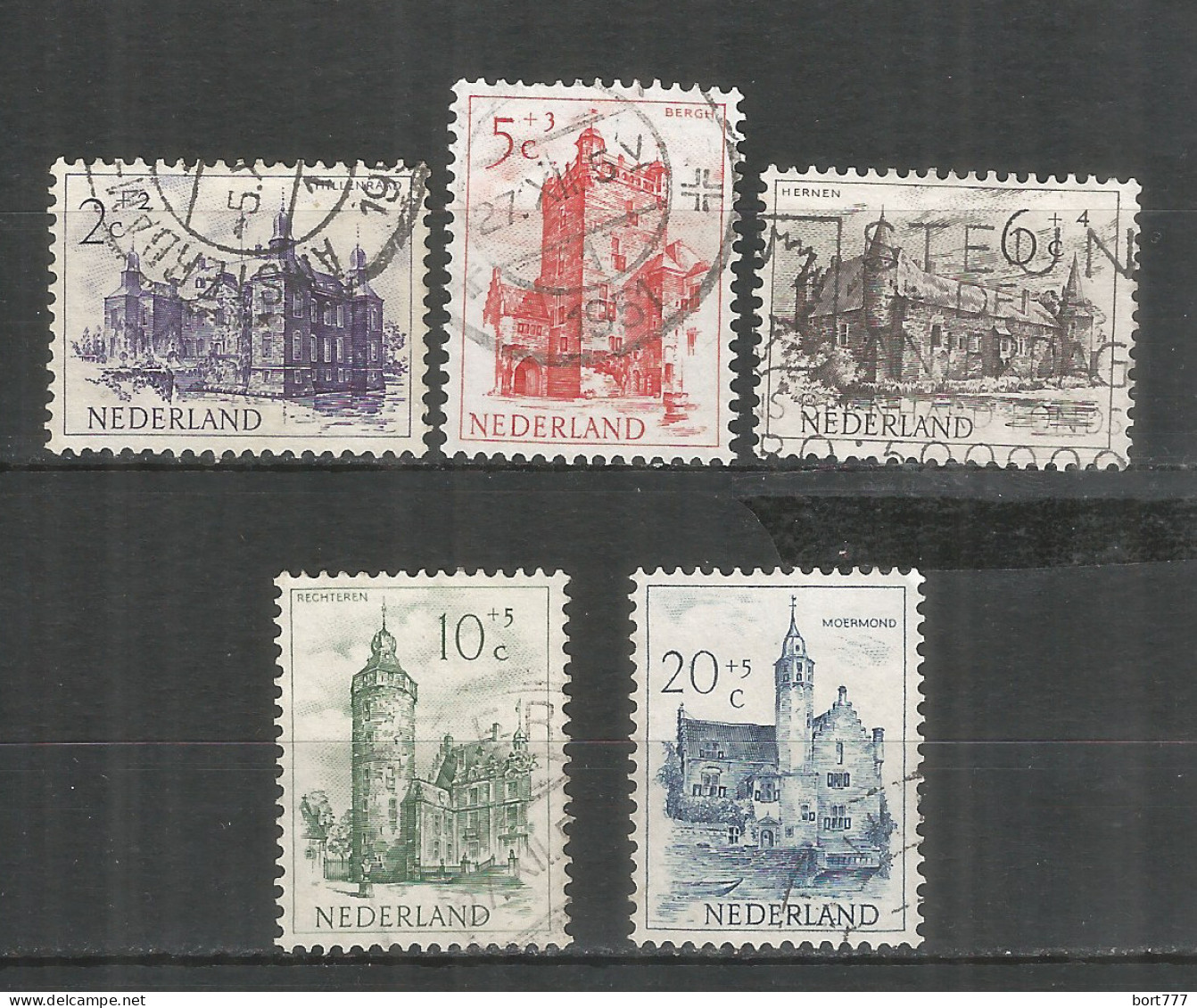 Netherlands 1951 Year, Used Stamps Mi.# 570-574 - Usati