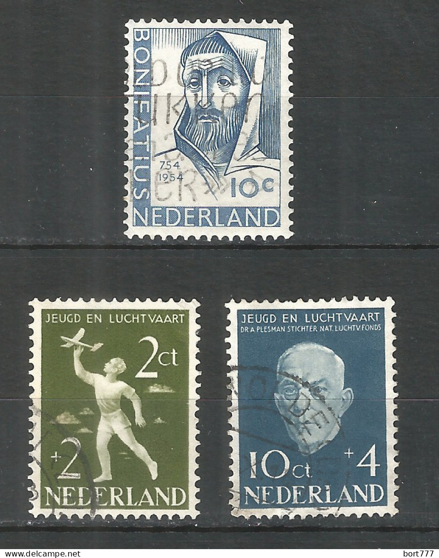 Netherlands 1954 Year, Used Stamps Mi.# 643,644-45 - Gebraucht