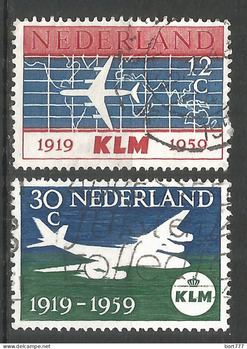 Netherlands 1959 Year, Used Stamps ,Mi 737-38 - Usados