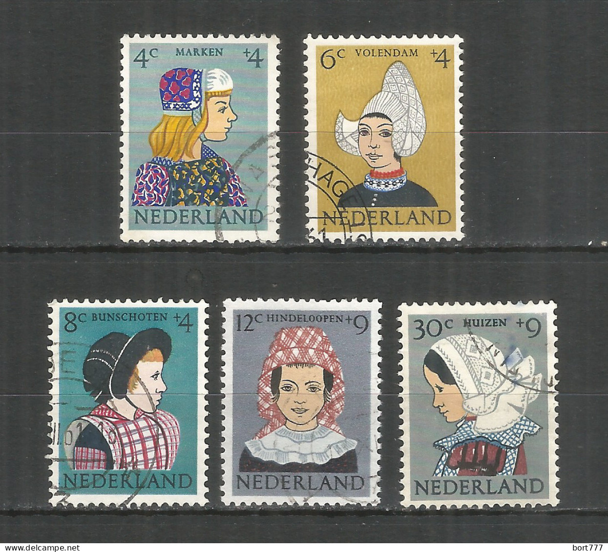 Netherlands 1960 Year, Used Stamps Mi.# 755-759 - Usati
