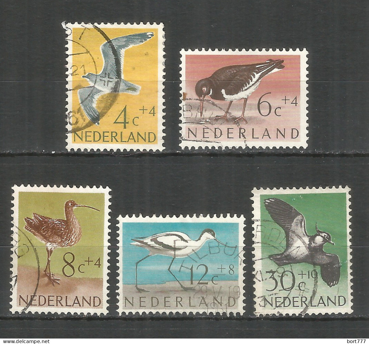 Netherlands 1961 Year, Used Stamps Mi.# 760-764 - Gebruikt