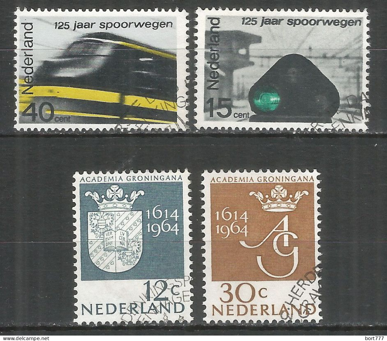 Netherlands 1964 Year, Used Stamps ,Mi 822-25 - Used Stamps